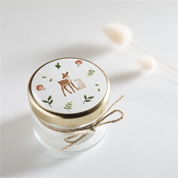 Sticker naissance joyeux compères - Mise en situation