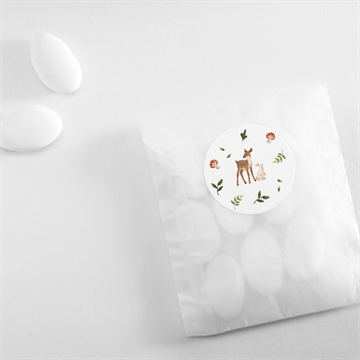 Sticker naissance joyeux compères - Mise en situation