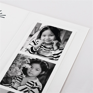 Faire-part communion beauté essentielle photomaton - Détail du faire-part