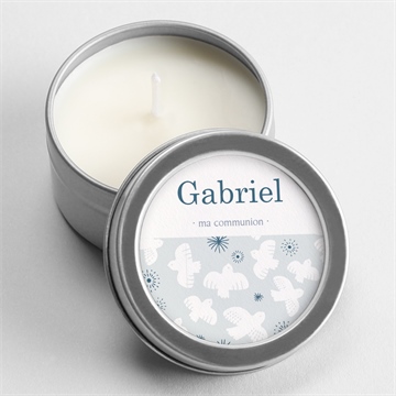 Bougie communion vertige bougie argent