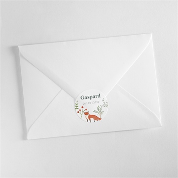 Sticker naissance gaiement - Mise en situation