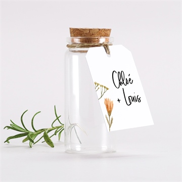 Mignonette mariage art champêtre bracelet