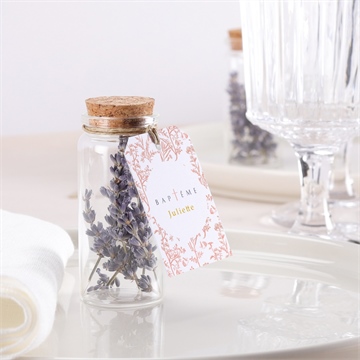 Mignonette baptême motif gravure