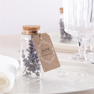 Mignonette baptême belle histoire étiquette - Mise en situation