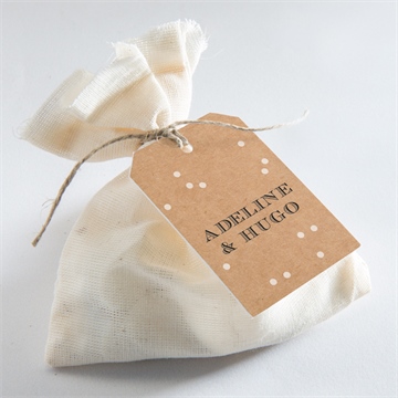 Etiquette mariage petite cocotte - Mise en situation