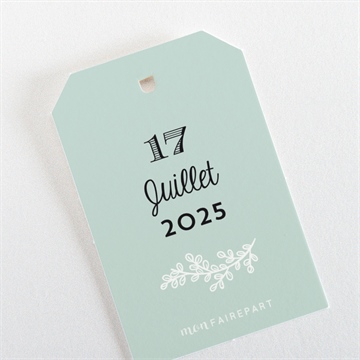 Etiquette mariage petite cocotte - Dos de l'étiquette