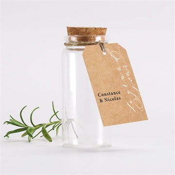 Mignonette mariage photomaton kraft