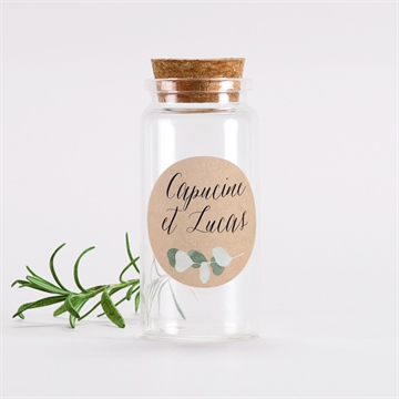 Mignonette mariage bel eucalyptus