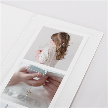 Faire-part communion toujours plus haut photomaton - Détail du faire-part