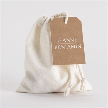 Pochon mariage  nature chic programme