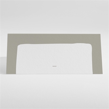 Marque-place communion signature florale - Dos du marque-place