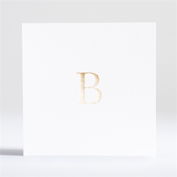 Carte dorure - carré