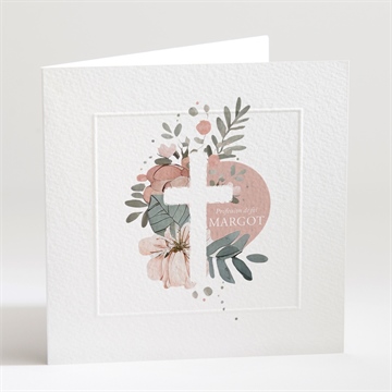 Faire-part profession de foi equilibre