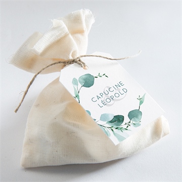 Etiquette mariage grande esquisse - Mise en situation