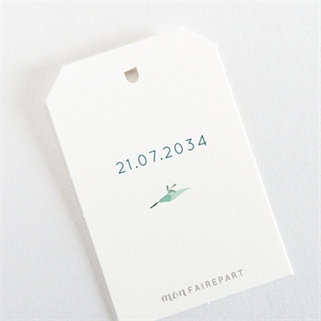 Etiquette mariage grande esquisse - Dos de l'étiquette