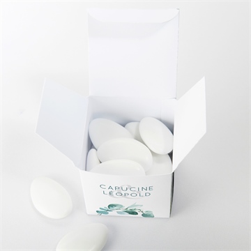 Boîte de dragées mariage grande esquisse - Intérieur de la boîte