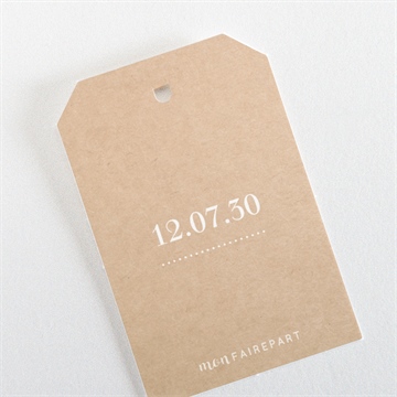 Etiquette mariage bel eucalyptus - Mise en situation