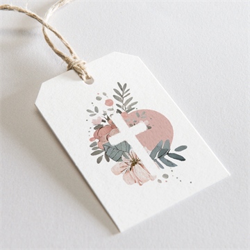 Etiquette baptême glorieuse dorure