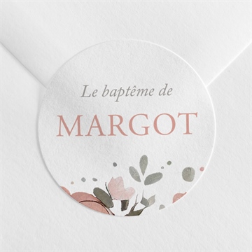 Sticker baptême glorieuse dorure