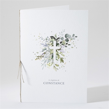 Livret de messe baptême en lumière