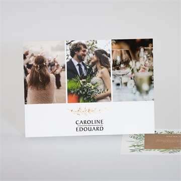 Carte dorure - paysage