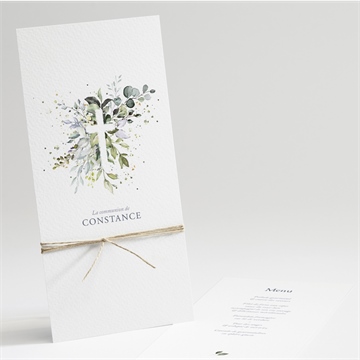 Menu communion espérance argent