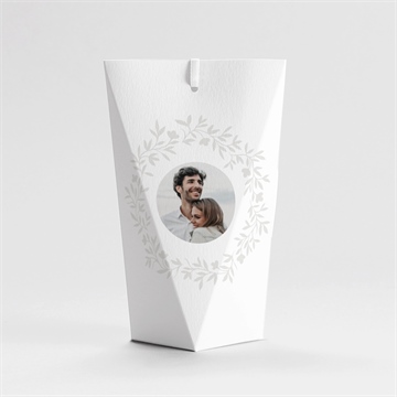 Boîte de dragées mariage sublime étui - Dos de la boîte