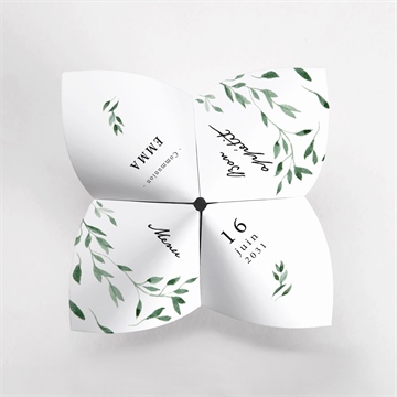 Menu communion belle simplicité cocotte - vue du dessus