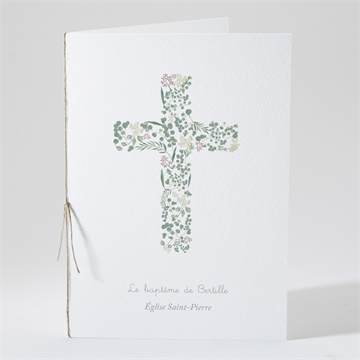 Livret de messe baptême belle journée