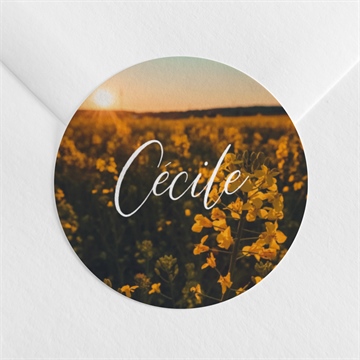 Stickers décès eternel plié