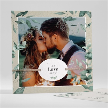 Carte ensemencée - carré