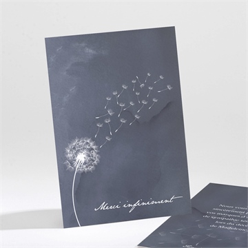 Remerciement décès recueillement portrait