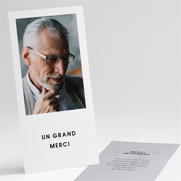 Carte recto-verso - portrait