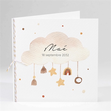Faire-part naissance mon nuage