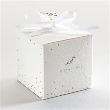 Boîte de dragées baptême celebrons - Dessus de la boîte