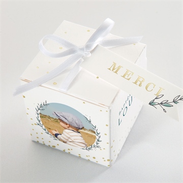 Boîte de dragées baptême celebrons - Intérieur de la boîte