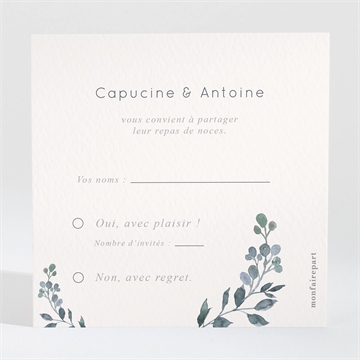 Carton réponse mariage rien que nous