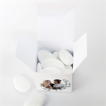 Boîte de dragées mariage rien que nous - Intérieur de la boîte