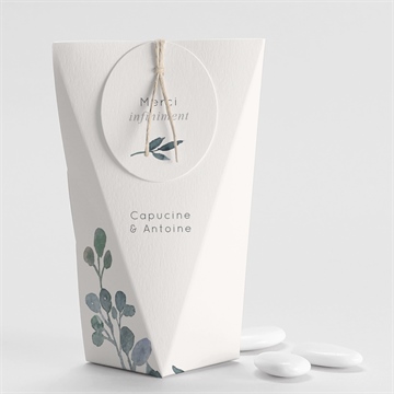 Boîte de dragées mariage rien que nous étui