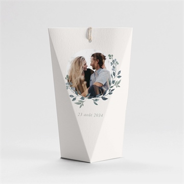 Boîte de dragées mariage rien que nous étui - Dos de la boîte