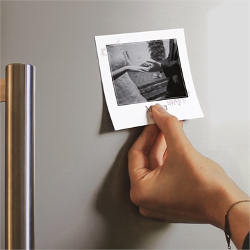 Remerciement mariage roman photo magnet - Mise en situation