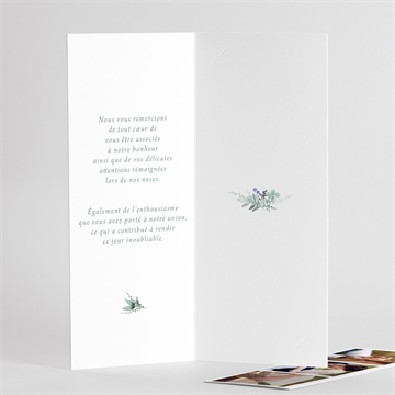 Remerciement mariage l'absolu photomaton - Détail de l'intérieur