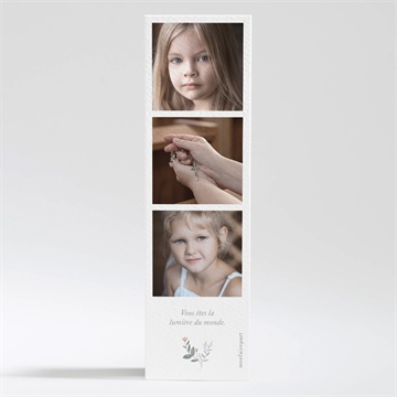 Signet profession de foi force - Dos du signet