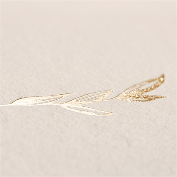 Faire-part communion pourpre dorure colombe - Détail du dos du faire-part