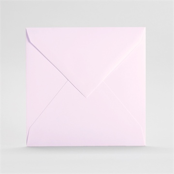 Enveloppe rose grand carré