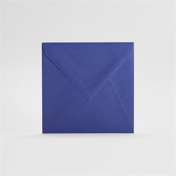 Enveloppe carrée 14x14 bleue - Mine Azimutée