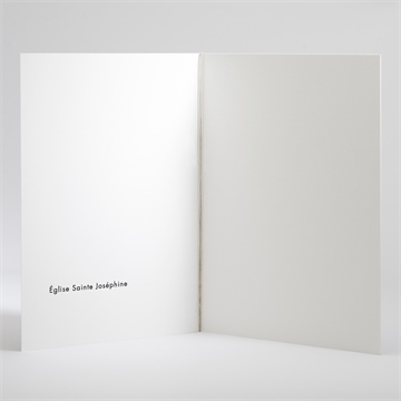 Livret de messe mariage pur kraft - Intérieur du livret