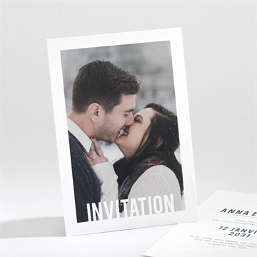 Carton d'invitation mariage integral