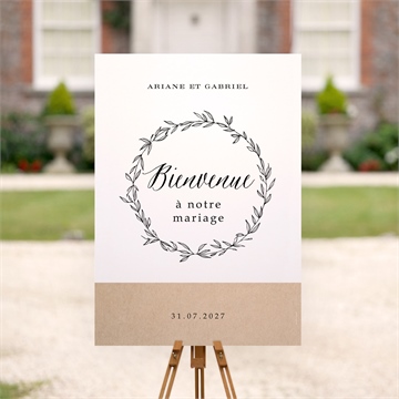 Panneau bienvenue douce harmonie