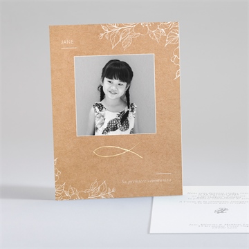 Carte dorure - portrait